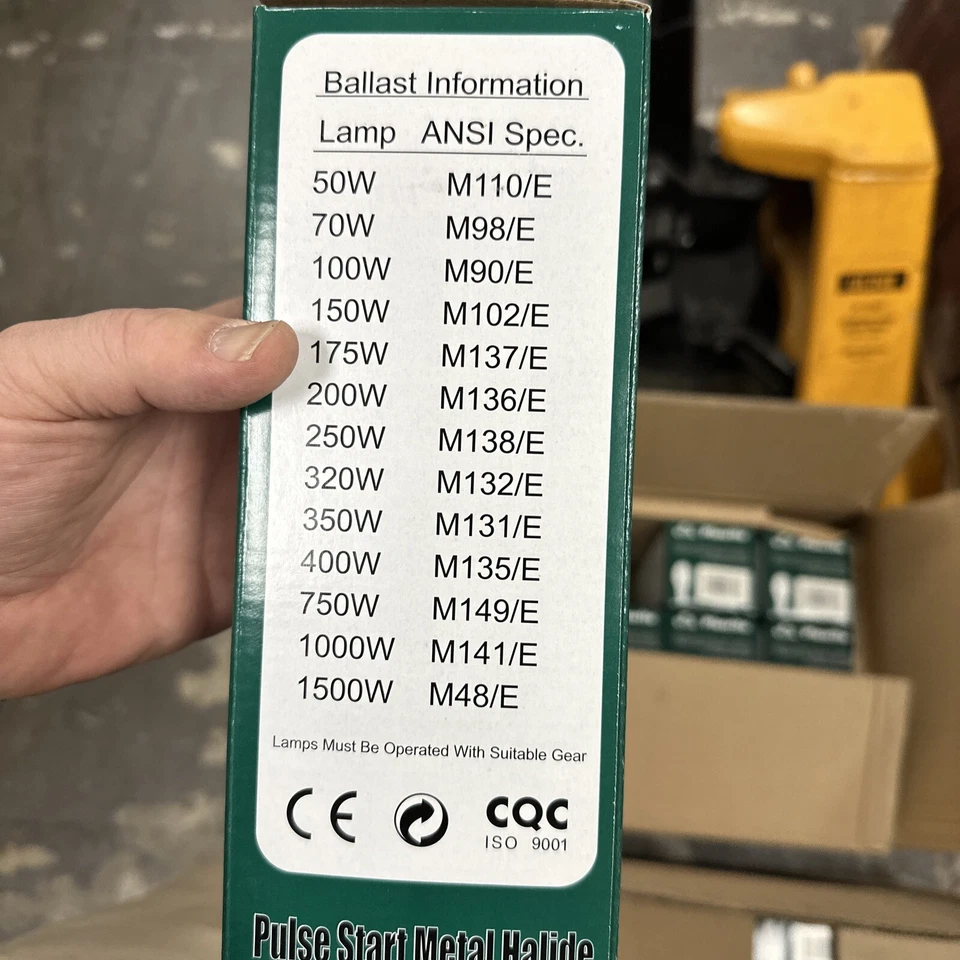 175W Metal Halide MS175/ED28/PS/U/4K PS BULB 175W MH NEW MOG/ ED28 *CASE OF 12* - Image 3 of 4