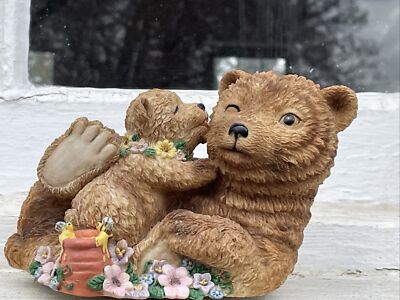 San Francisco Music Box Company FRIEND LIKE ME Brown Bear Cub Honey Bee  ct39j2