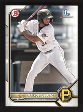 2022 Bowman Prospects 1st Bowman Maikol Escotto #BP-52 Pittsburgh Pirates