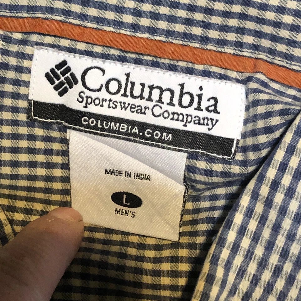 CAMISA DE VESTIR COLOMBIA PARA HOMBRE MANGA LARGA Talla Grande Cuadrada Patrón a Cuadros Gris Foto 4 de 4