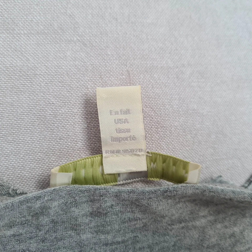 Blusa túnica Anthropologie Weston Wear para mujer talla M encaje a rayas hecha en EE. UU. Foto 4 de 4