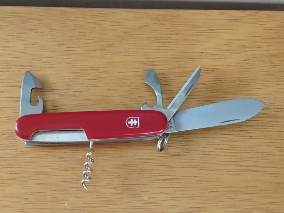 Colonial Prov. Faca de acampamento EUA / multi-ferramenta, publicidade COORS de aço inoxidável - Imagem 4 de 4