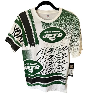 NFL Team Apparel Youth NY Jets Game Time T-Shirt Graffiti Logo