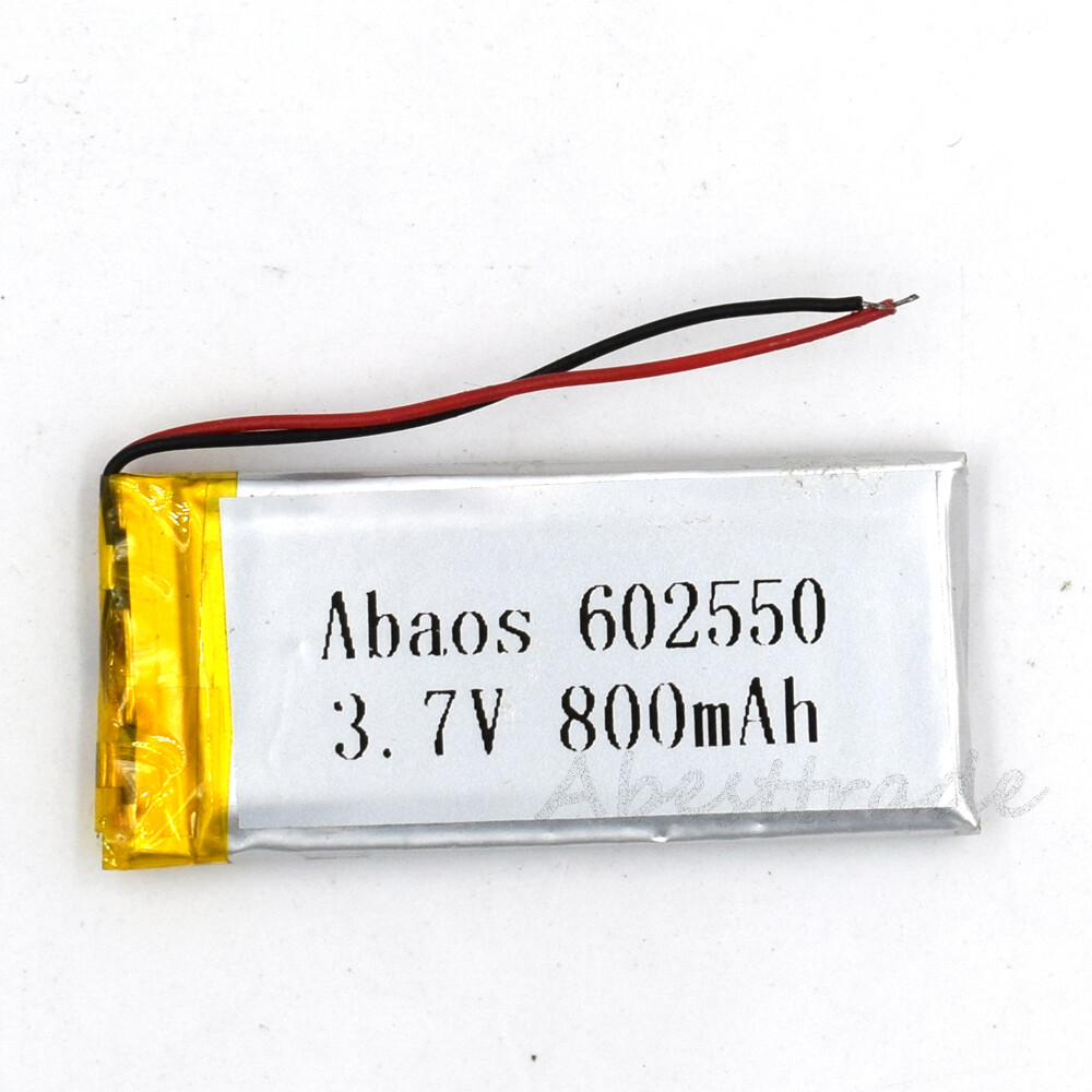 5Pcs 3.7V Lipo Battery 800mAh 602550 Rechargeable Lipo Cell 