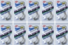 (10) Packs Zoneloc Kahle Nickel Fish Hook Size 2/0 Fishing ZL200BN-2/0 Brand New