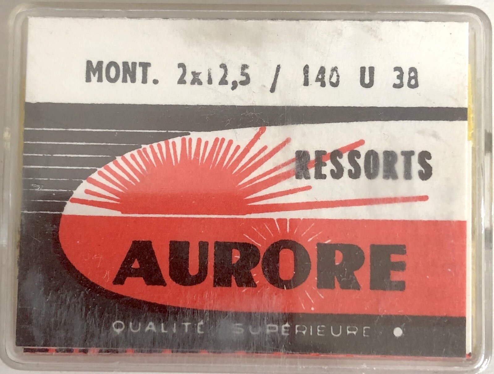 1X=1 Mainspring X 1730 1.40 X 0.14 Ø 12 Watch 140 U 38 - 2 X 12.5