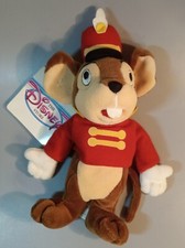 Disney's Timothy Mouse Beanbag Plush. With Tag. 8" Tall Dumbo