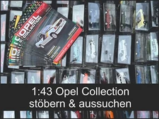 Opel Collection 1:43 Eaglemoss Captain Kadett Manta and more