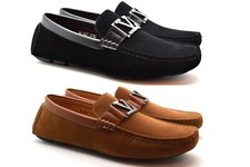 New Mens Slip On Loafer Designer Buckle Driving Casual Dress  Shoes Uk Size 6-12