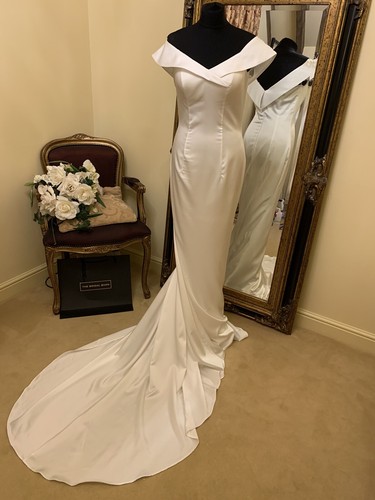 Riki Dalal LIRI BRIDALS stile GIGI collezione angeli taglia 12 avorio NUOVO!! - Foto 12 di 12