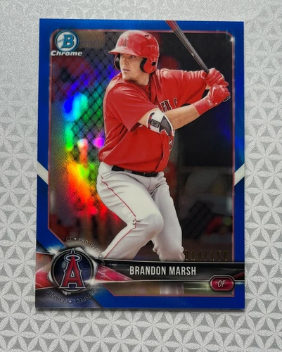 Brandon Marsh 2018 Bowman Chrome Brandon Marsh #14 Refractor