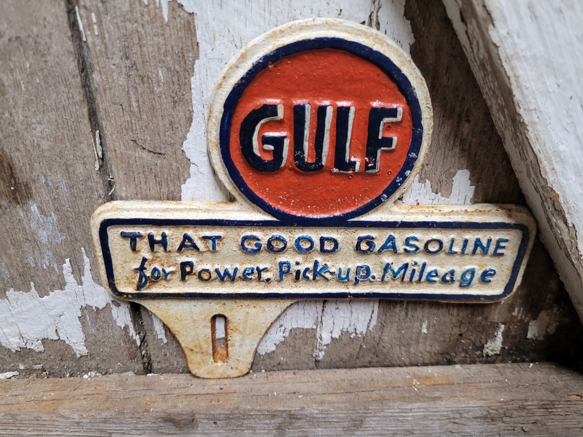 Gulf vintage sign ガレージ、店舗に！USAヴィンテージサイン Gulf vintage sign ガレージ、店舗に！USAヴィンテージサイン