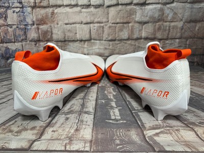 Nike Vapor Edge 360 Pro White Orange Football Cleats Size 15  display picture 3