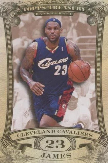 2008-09 Topps Treasury - LeBron James #5 for sale | eBay