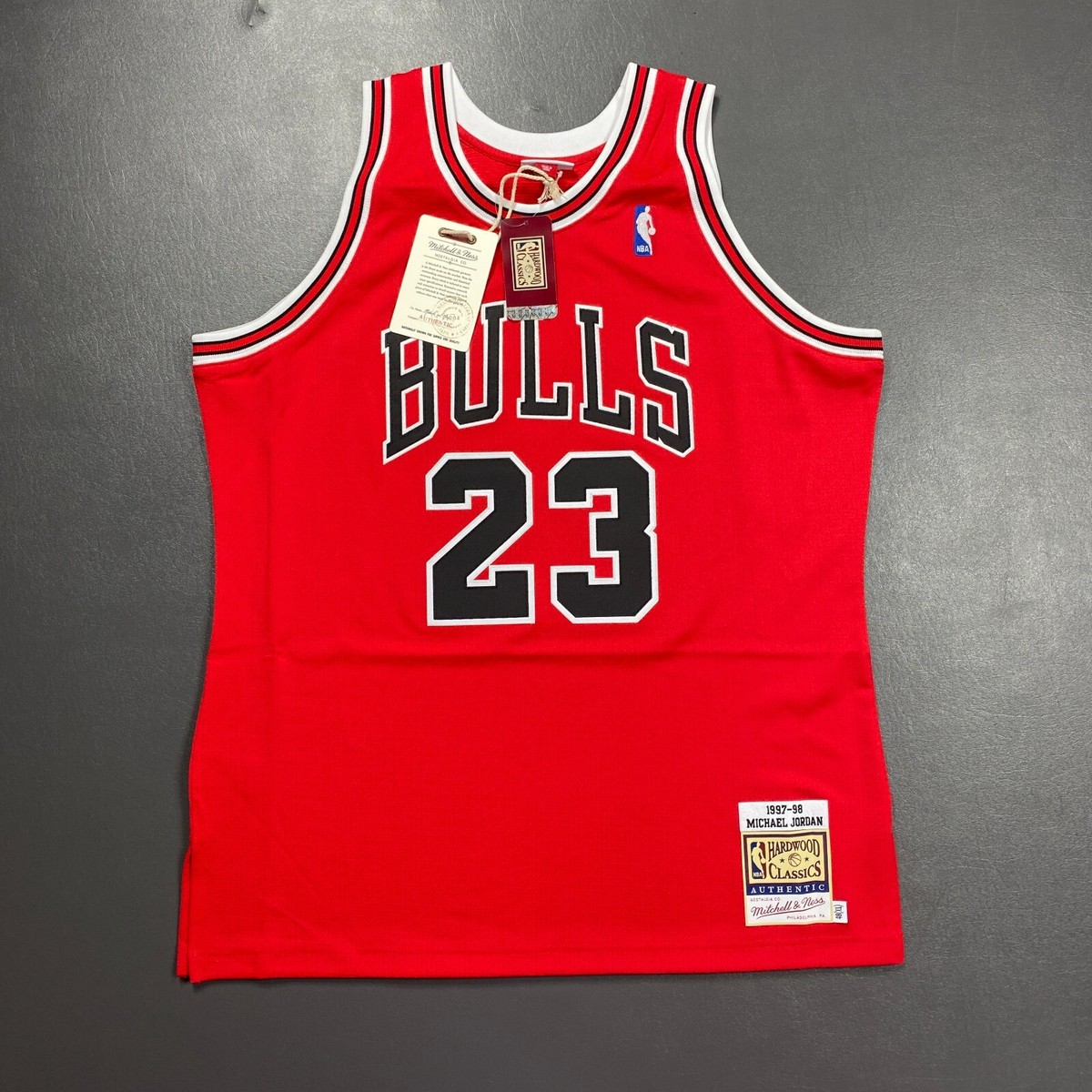 100% Authentic Michael Jordan Mitchell & Ness 97 98 Bulls Jersey