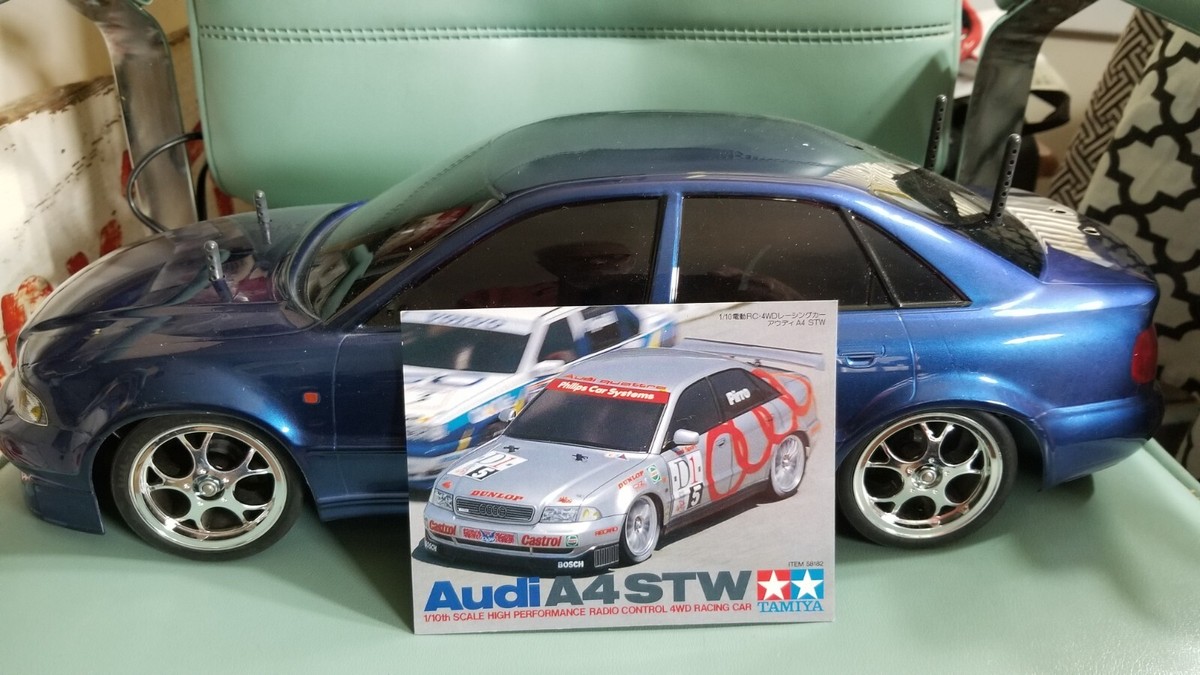 VINTAGE Tamiya Audi A4 STW 1/10th 4WD RC Car Untested c.1997 VINTAGE Tamiya Audi A4 STW 1/10th 4WD RC Car Untested c.1997