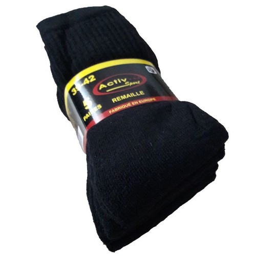 Chaussettes de 10 a 70 paires uni Noir, Blanc ou Gris pour homme ou femme - Imagen 88 de 99