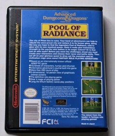 AD&D Pool of Radiance CASE ONLY Nintendo NES Box ANY 4+ 20% OFF A+ QUALITY
