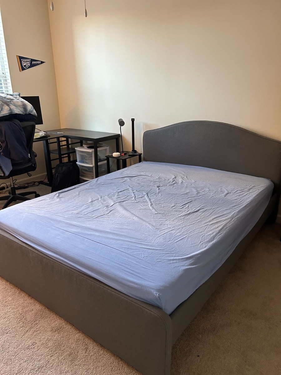 IKEA Hauga Queen Bed Frame WITH Mattress | eBay