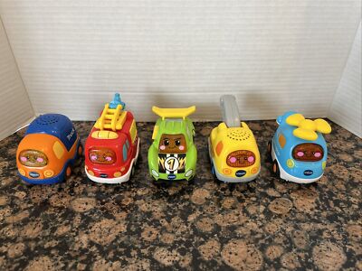Vtech Go Go Smart Wheels  Helicopter & Fire Truck & Truck & Racer & Tow Truck