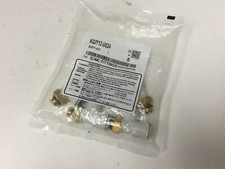 Lot of 5 New SMC KQ2Y12-U02A Male Run Tee Fittings, 12mm Tube to Rc 1/4" Thread