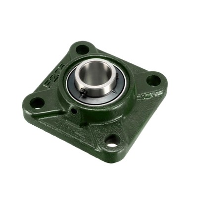 UCF205 Square Flanged Pillow Block Bearing, 25mm Bore Diameter, Cast Iron
