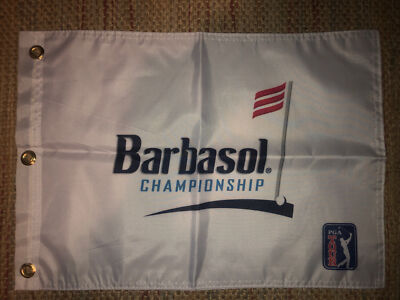 PGA TOUR BARBASOL CHAMPIONSHIP PIN FLAG WITH GROMMETS FREE SHIP