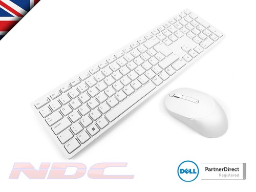 Dell KM5221W White UK ENGLISH Pro Wireless Keyboard & Mouse Combo (Refurb) - 第 1/2 張圖片