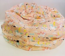 FAO Schwarz Stuff Animals Plush Storage Bag Stuff and Sit Unicorns and Rainbows