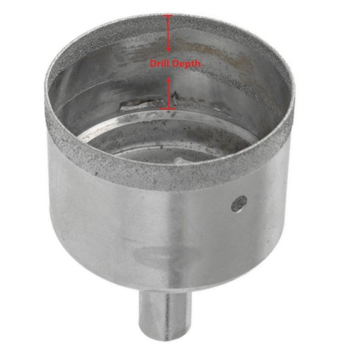 30-100mm Diamond Hole Saws Thin Rim Core Drill Bit Lapidary Tools for Stone - Picture 5 of 101