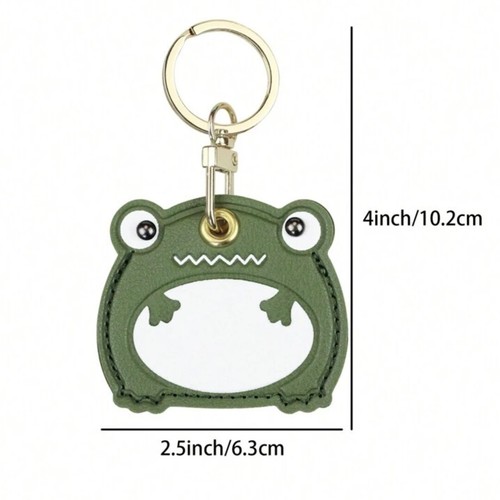 FÜR APPLE AIRTAG PU LEDER HALTER SCHLÜSSELRING CARTOON TRAGETASCHE SCHLÜSSELANHÄNGER HAUSTIER - Bild 104 von 123