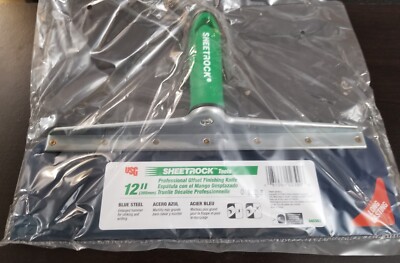USG Sheetrock 12'' Professional Offset Drywall Taping Finishing Knife 340303 New!