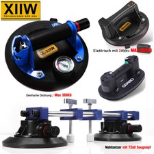 Saugheber Glassauger Glasheber Vakuumheber Sauggriff mit Koffer 8" Saughalter DE