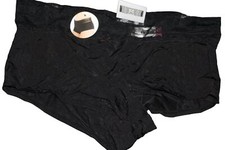Ladies NOBO boyshort black with black lace size medium sku 10000000062