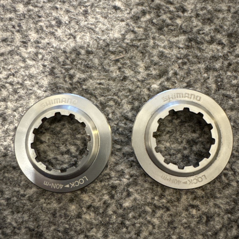 Shimano SM-RT900 Centerlock Lockring and Washer Pair