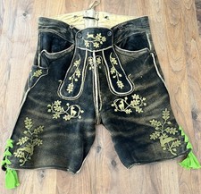 Alte Lederhose Hirschlederhose zur Tracht Gr....