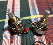 NOS Genuine EMG Harness~ Volume & Tone Guitar/Bass Pots, V, T, 25k, Dime-Size