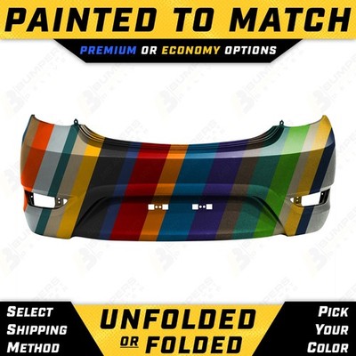 NEW Painted To Match Rear Bumper Replacement for 2012-2017 Hyundai Accent Hatch