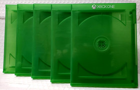 X5 Genuine XBOX ONE GAME Replacement Cases New OEM Microsoft XB1 Green Cases