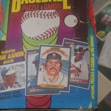 Donruss 1986 Major League Baseball Puzzle & Cards. rookies  & H.O.F. players. 
