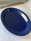 Fiesta Cobalt Blue Oval Platter 13”1/2 Homer Laughlin Vintage Serving Dish