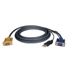 Tripp Lite P776010 10ft USB KVM Cable Kit 2-i...