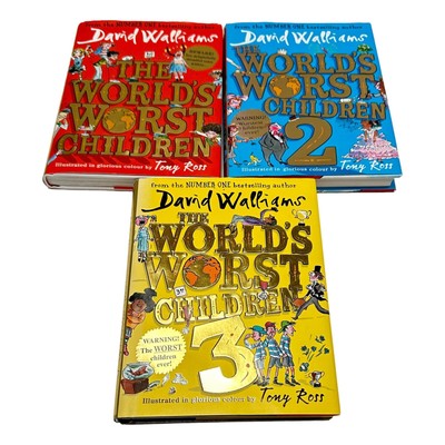 Worlds Worst Children David Walliams Books Lot 3 Vol 1 2 3 HC DJ