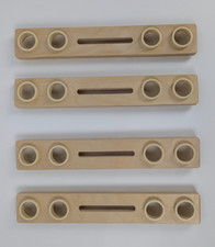 Lot of 4 Hape Quadrilla Wooden Marble Run Rep...