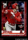 2019 Topps Opening Day Red Foil #100 Shohei Ohtani ANGELS