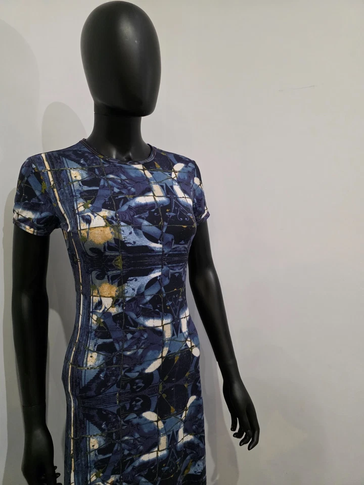 Jean Paul Gaultier Vintage Y2K Vestido Largo Mangas Cortas 🚨 Pago Impuestos de Importación Foto 2 de 4