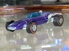 1969 Hot Wheels Redlines Purple Indy Eagle Made In The USA