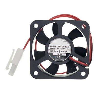 New Cooling Fan for SD5012PT-24H 5012 DC24V 0.06A 6000RPM 10.8CFM，2-Wire... 