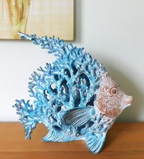 Angel Fish Statue Sculpture Marine Figurine 25cm High NEW IN