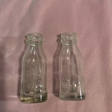 2- VTG Thomas Edison Battery Oil Bottles